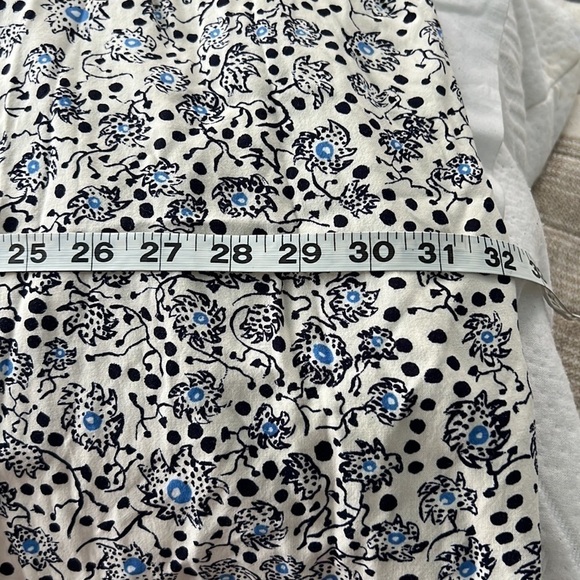 🔥ELOQUII Elements Women's Plus Size Dandelion Print Midi Dress w/Smocked Bodice - Picture 13 of 13